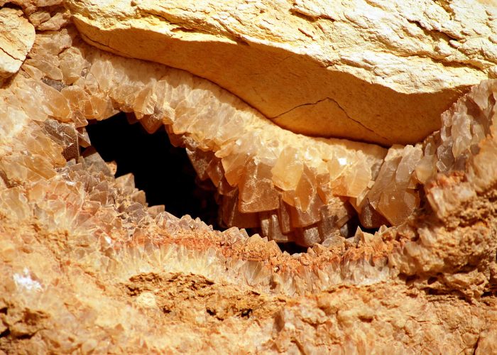 A Wonderful Picture Of Crystal Mountain In Egypt