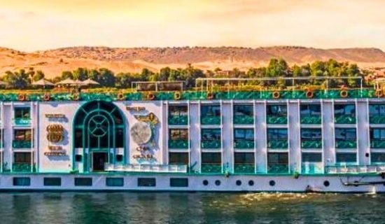 Luxury cruise ship on the Nile